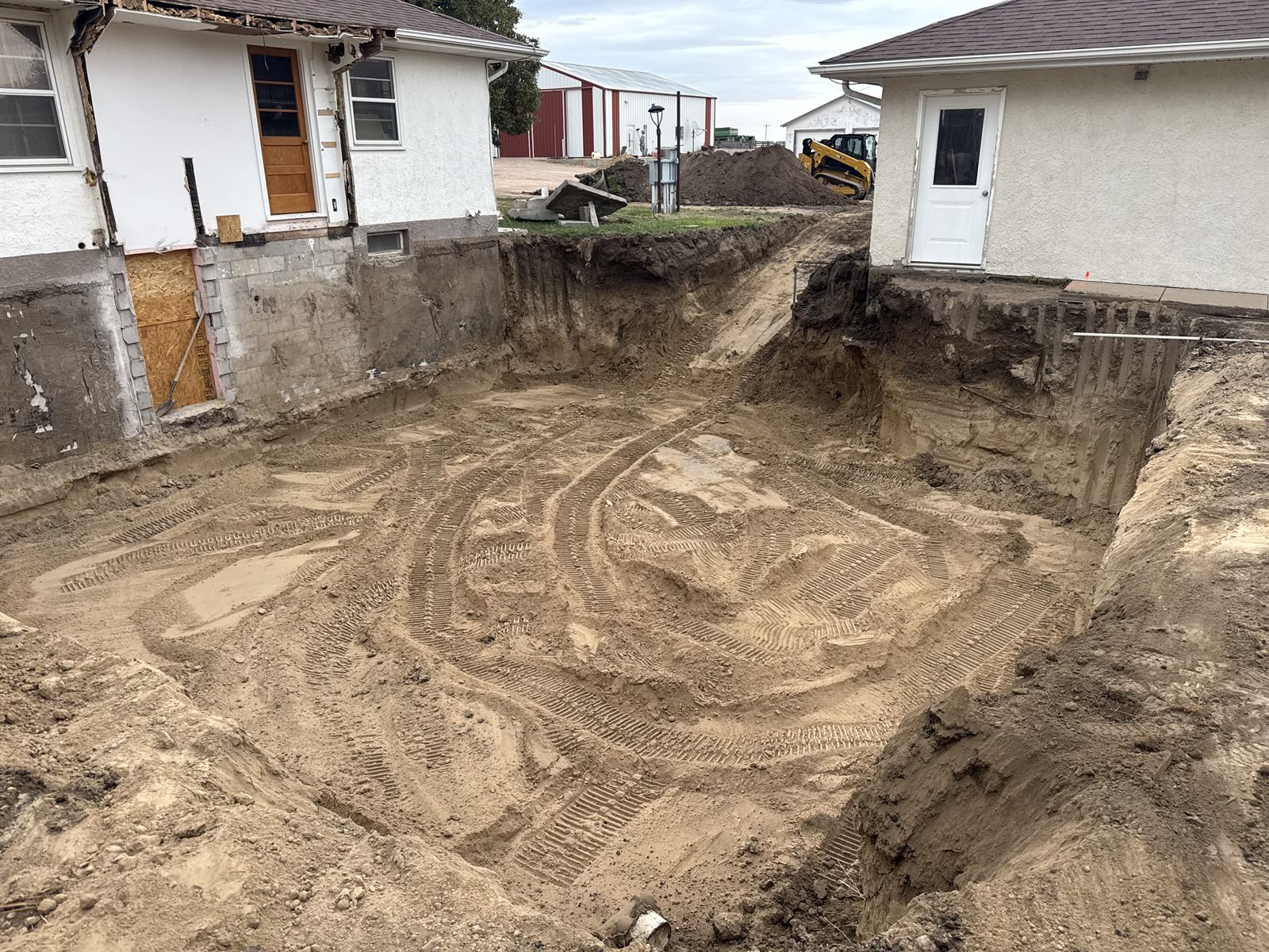 Excavation site work completed by Topline Excavating