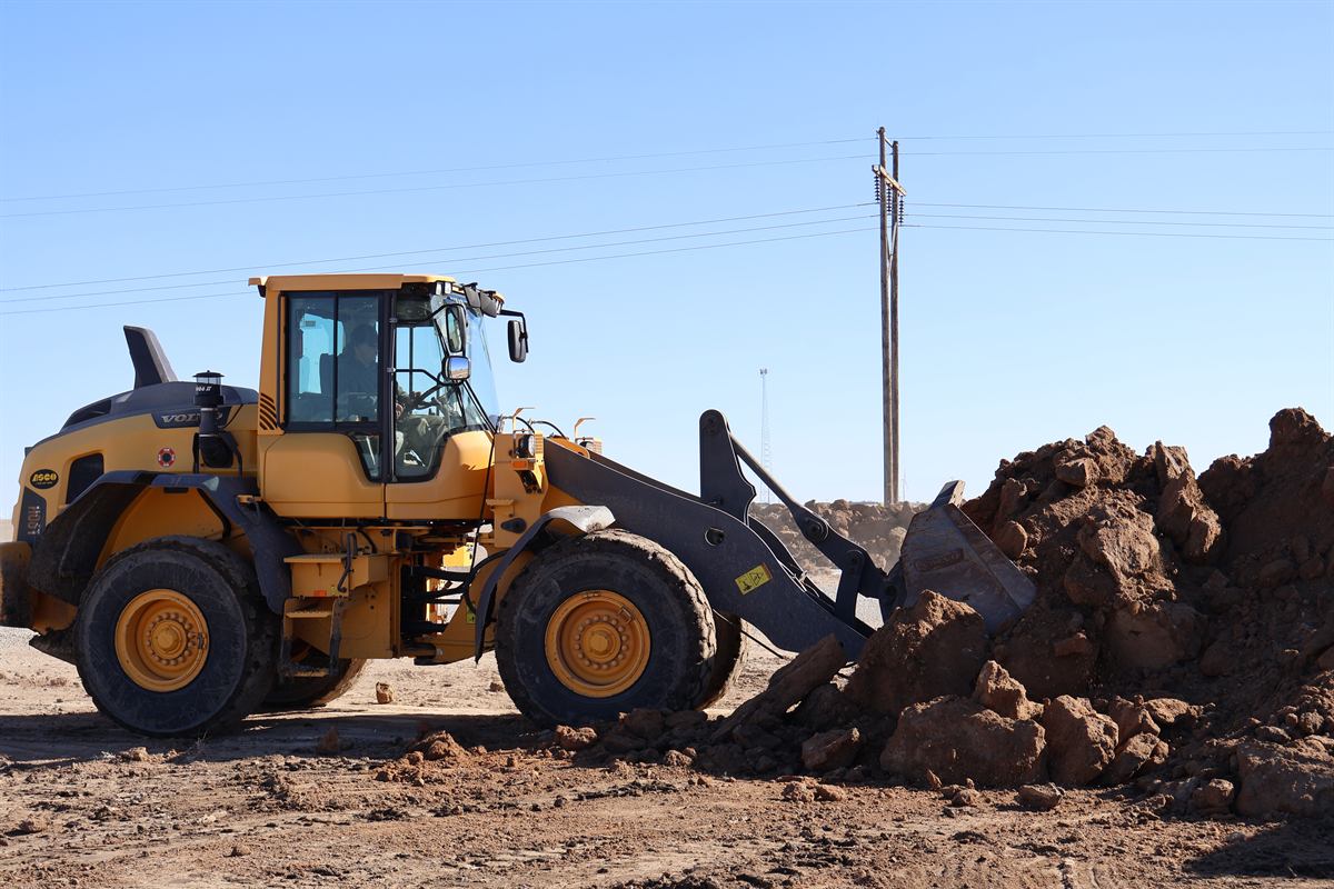 Topline Excavating excavation project using heavy equipment
